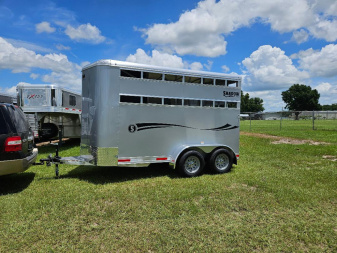 New 2026 Shadow 2H BP Stock Sides Horse Trailer