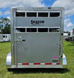 New 2026 Shadow 2H BP Stock Sides Horse Trailer