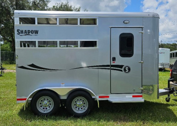 New 2026 Shadow 2H BP Stock Sides Horse Trailer