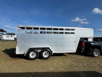 Used 2006 Exiss Trailers 15' Stock / Stock Combo Trailer