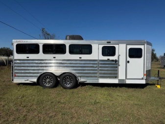 Used 2024 EXISS TRAILERS Exhibitor 720W with AC BP IN STOCK Stock / Stock Combo Trailer