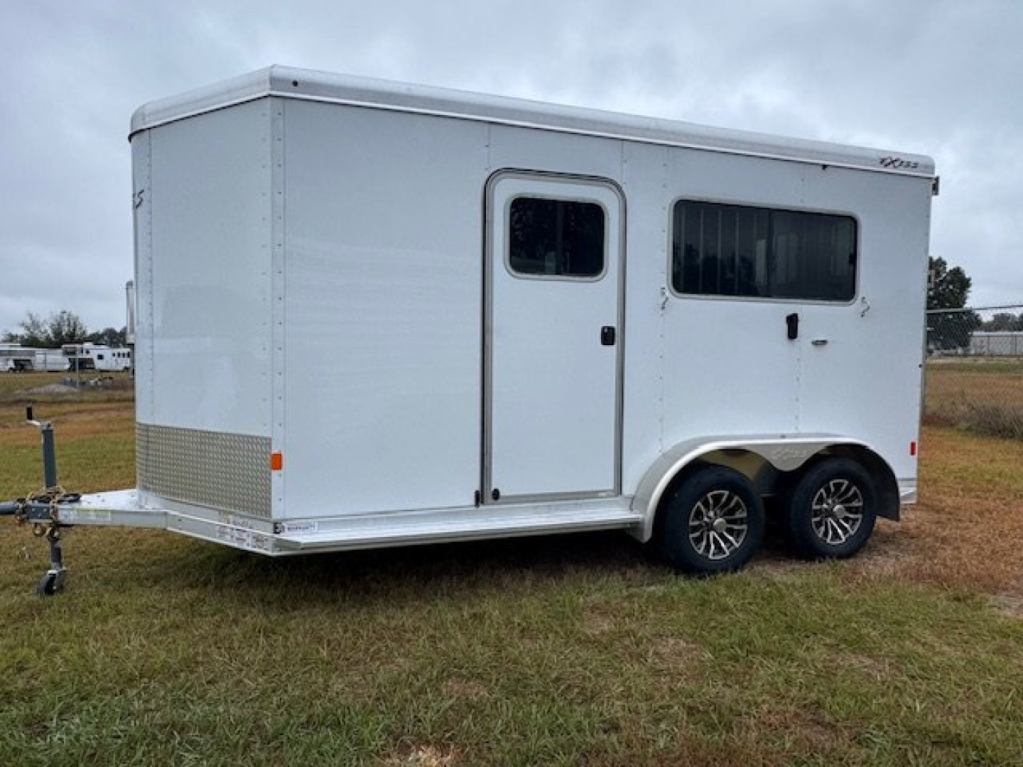 New 2025 Exiss Trailers 724 Straight Load Horse Trailer