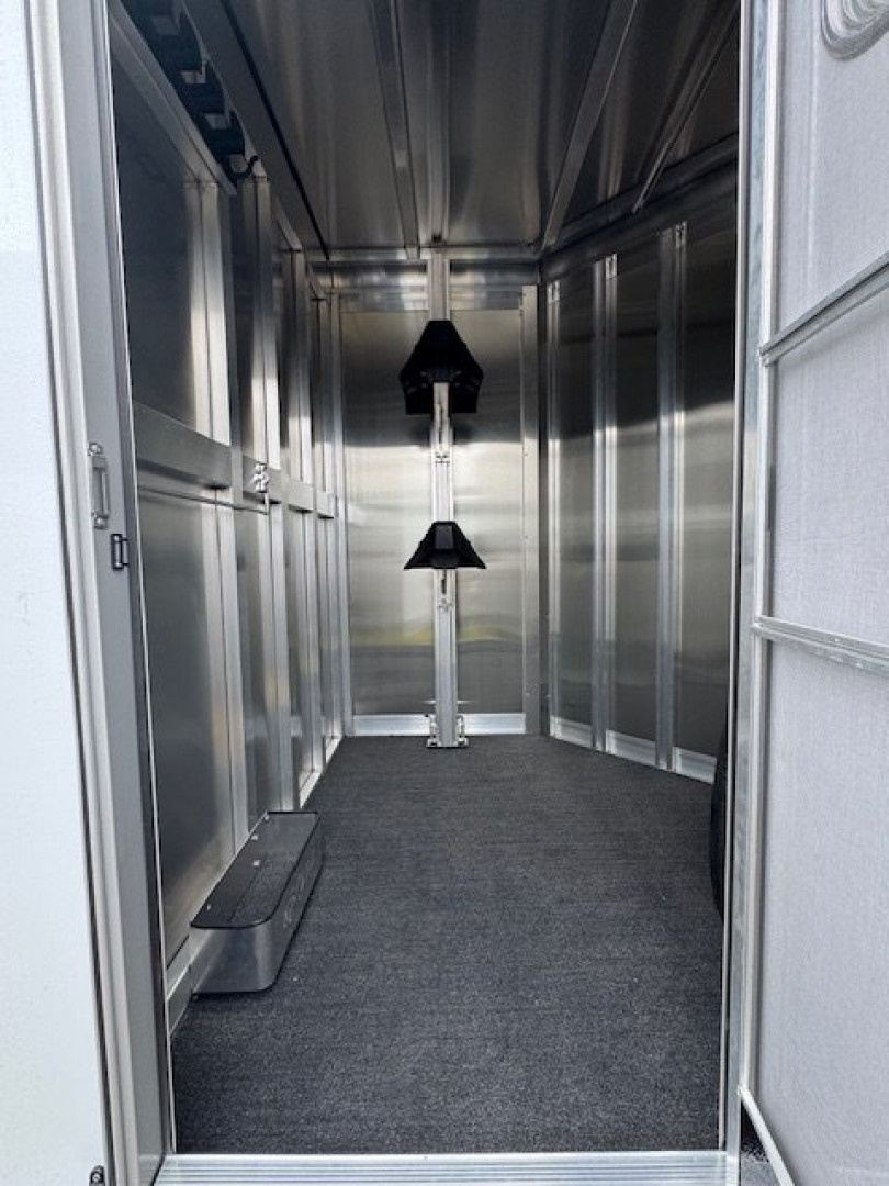 New 2025 Exiss Trailers 724 Straight Load Horse Trailer