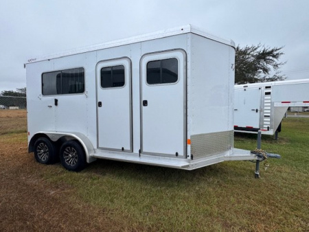 New 2025 Exiss Trailers 724 Straight Load Horse Trailer