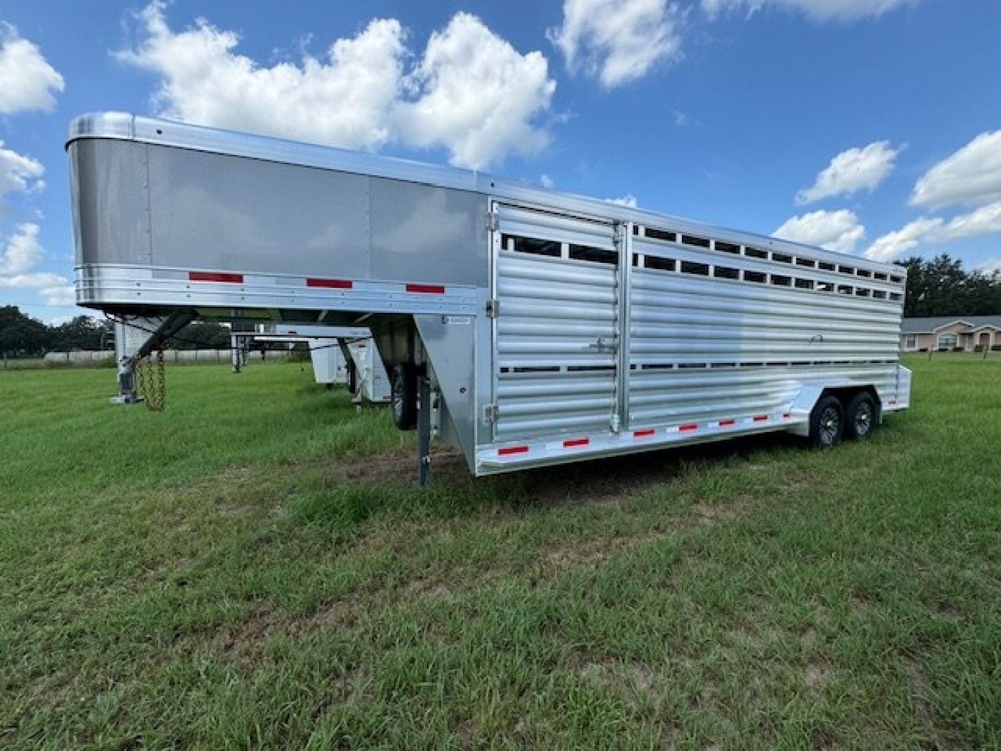 New 2025 Exiss Trailers Stock 7024 Show Cattle Trailer