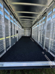 New 2025 Exiss Trailers Stock 7024 Show Cattle Trailer