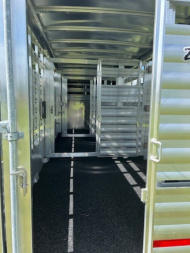 New 2025 Exiss Trailers Stock 7024 Show Cattle Trailer