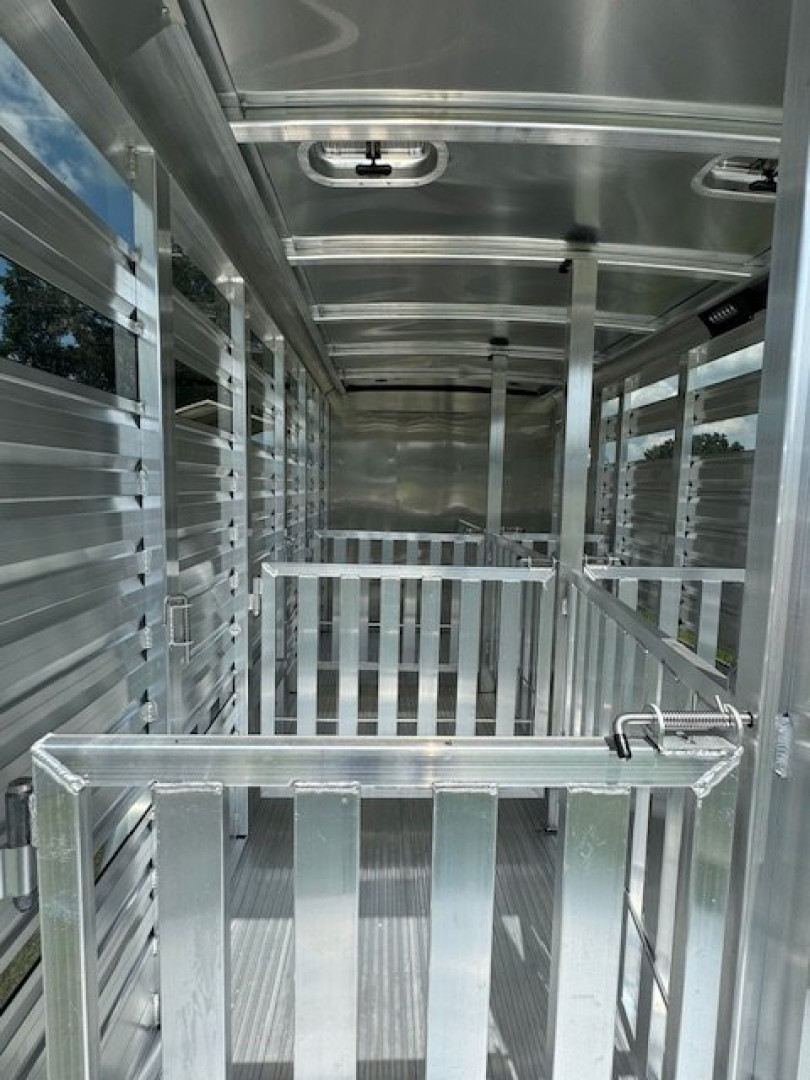 New 2025 Exiss Trailers Exhibitor Mini 615A Stock / Stock Combo Trailer