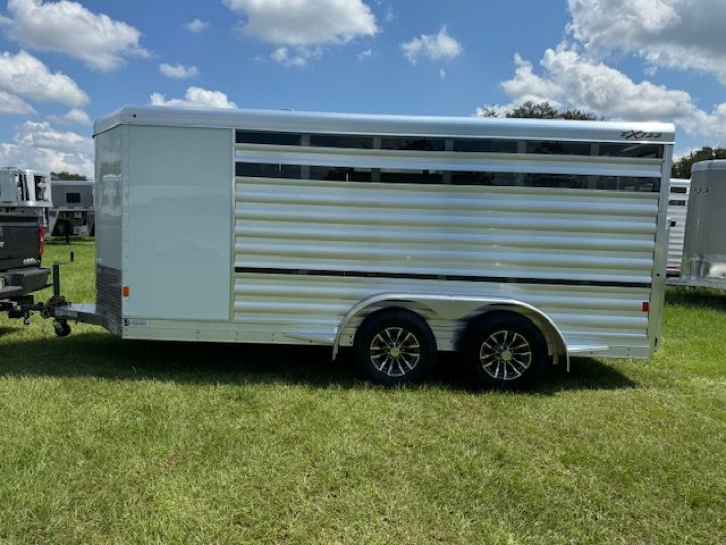 New 2025 Exiss Trailers Exhibitor Mini 615A Stock / Stock Combo Trailer