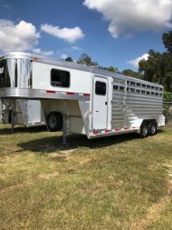 New 2025 EXISS TRAILERS STC 7020 GN Stock / Stock Combo Trailer