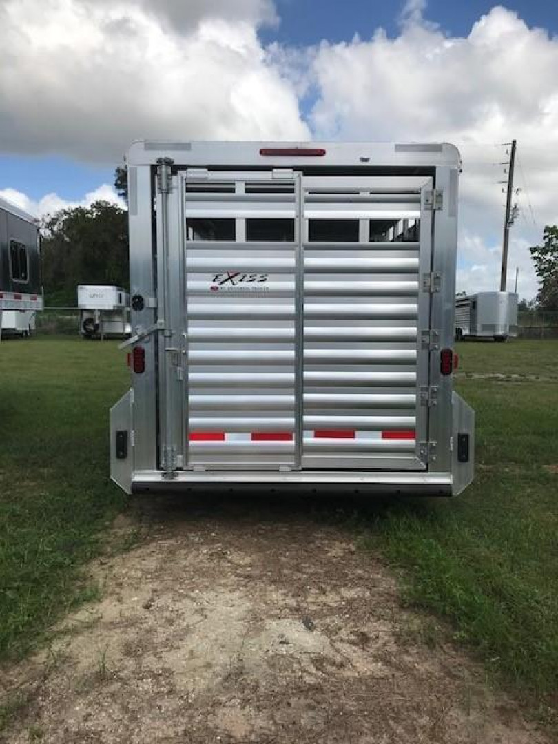 New 2025 EXISS TRAILERS STK 7024 Stock Trailer Stock / Stock Combo Traile