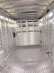 New 2025 EXISS TRAILERS STK 7024 Stock Trailer Stock / Stock Combo Traile