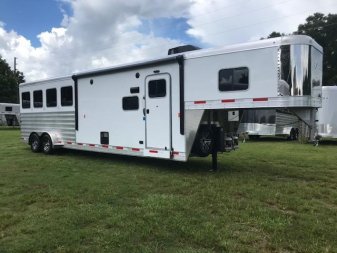New 2024 EXISS TRAILERS Escape 7410 LQ Horse Trailer