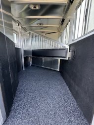 New 2024 EXISS TRAILERS Escape 7308 3H LQ IN STOCK Horse Trailer