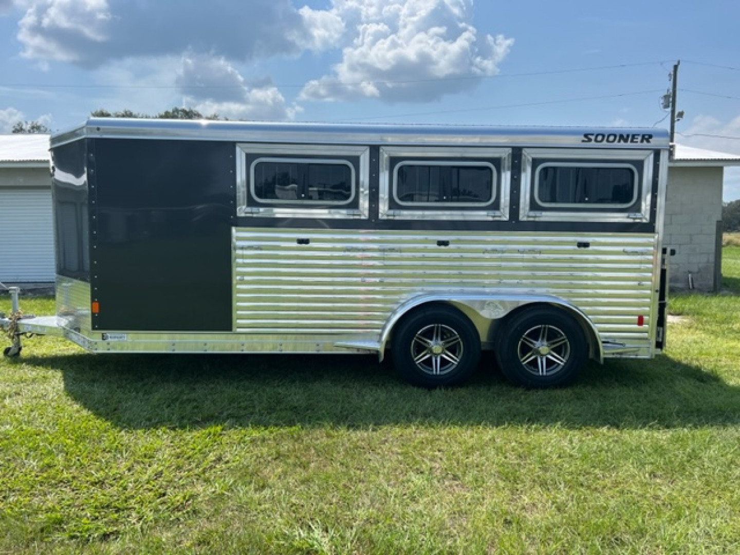 New 2023 Sooner  Sooner 716W Low Pro IN STOCK Stock / Stock Combo Trailer