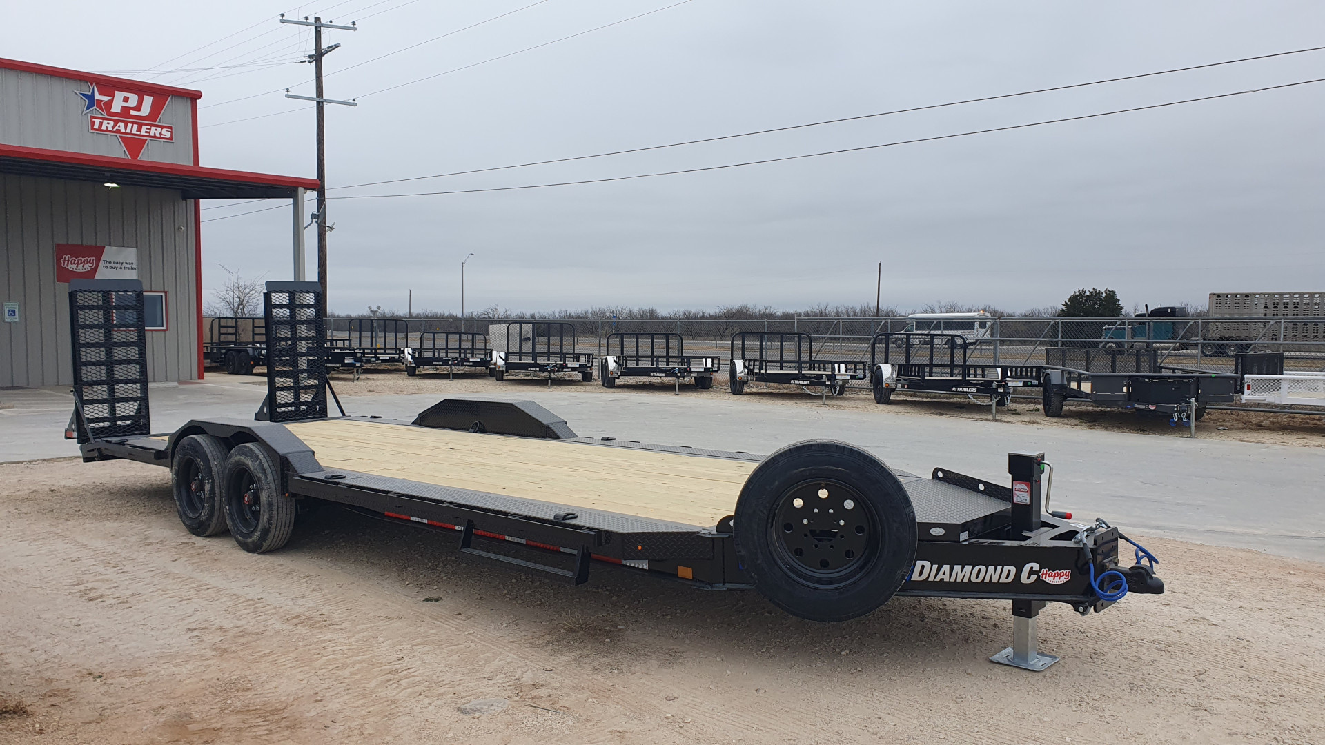 New 2025 Diamond C 102"x24' BP Extreme Duty Equipment Trailer - LPX208