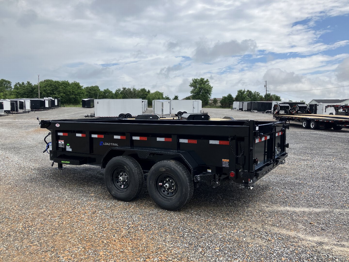 New 2025 LOAD TRAIL 83"x14' 14k Dump Trailer