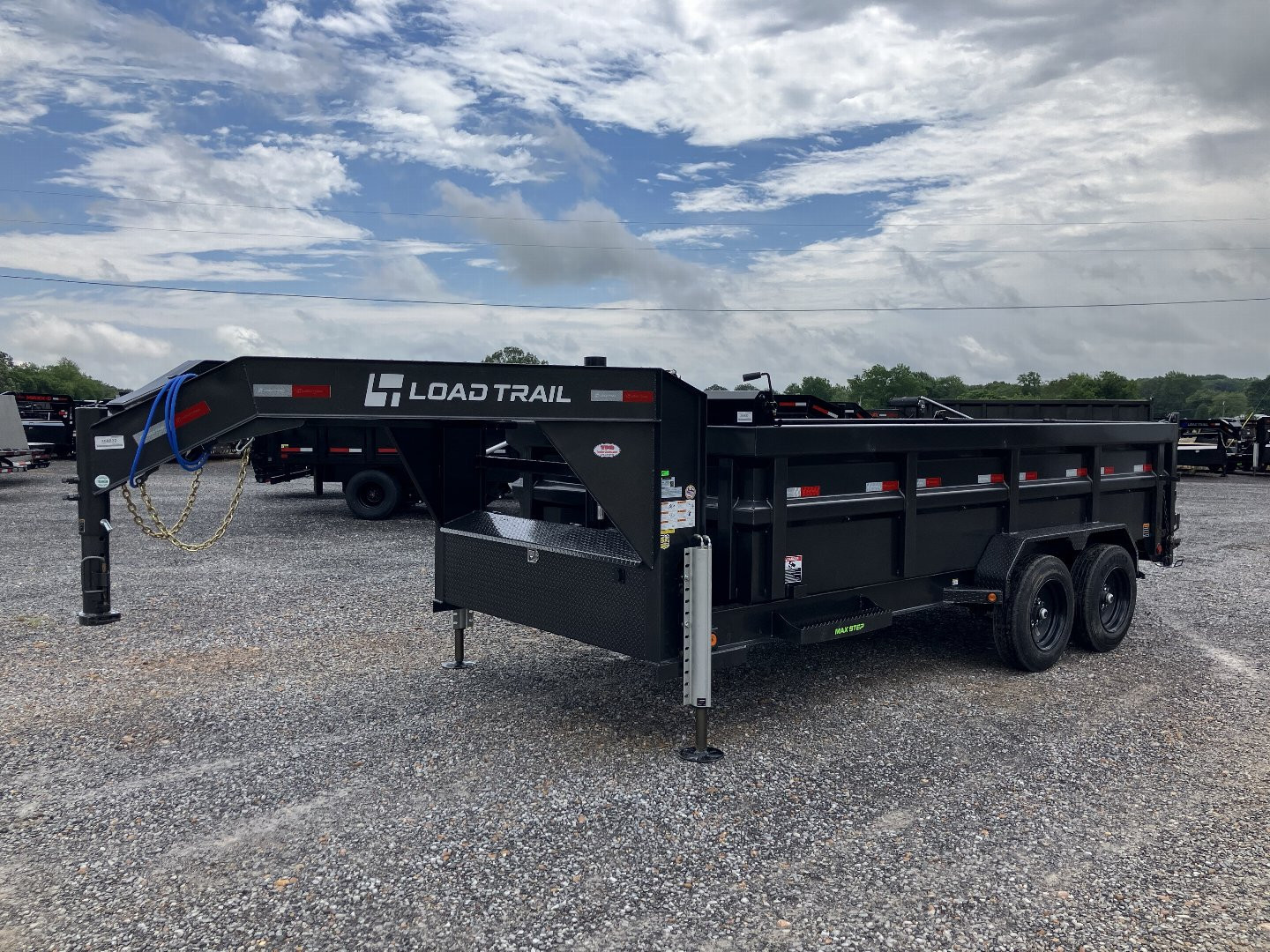 New 2025 Load Trail 83" x 16' 16k Gooseneck Dump Trailer