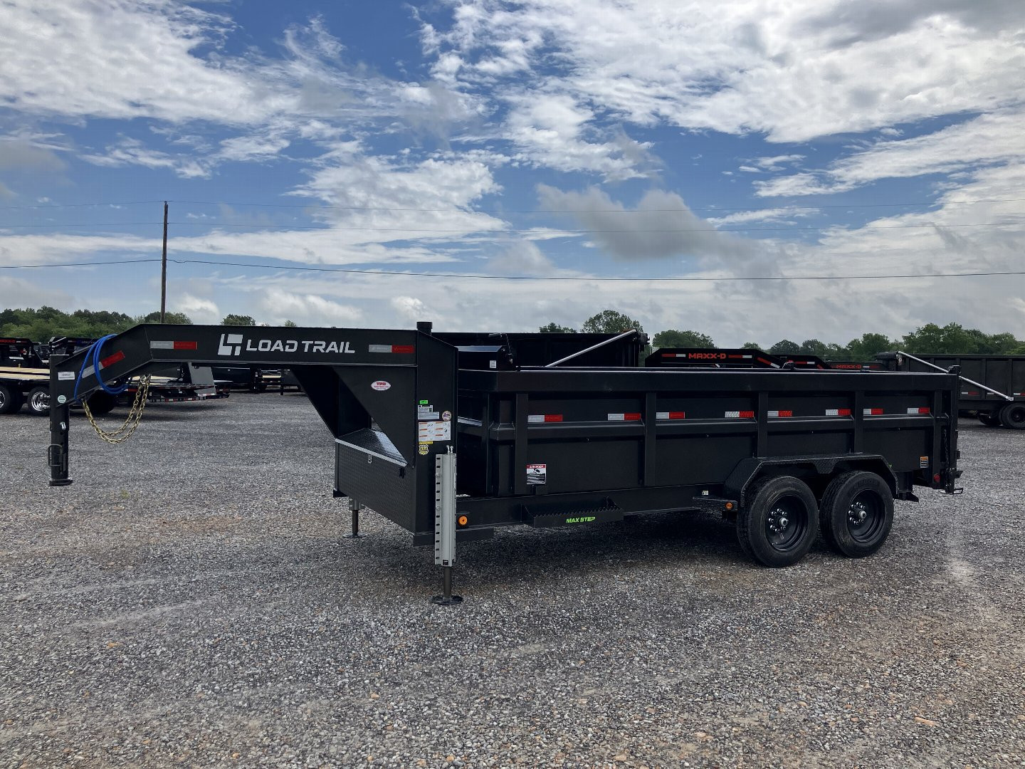 New 2025 Load Trail 83" x 16' 16k Gooseneck Dump Trailer