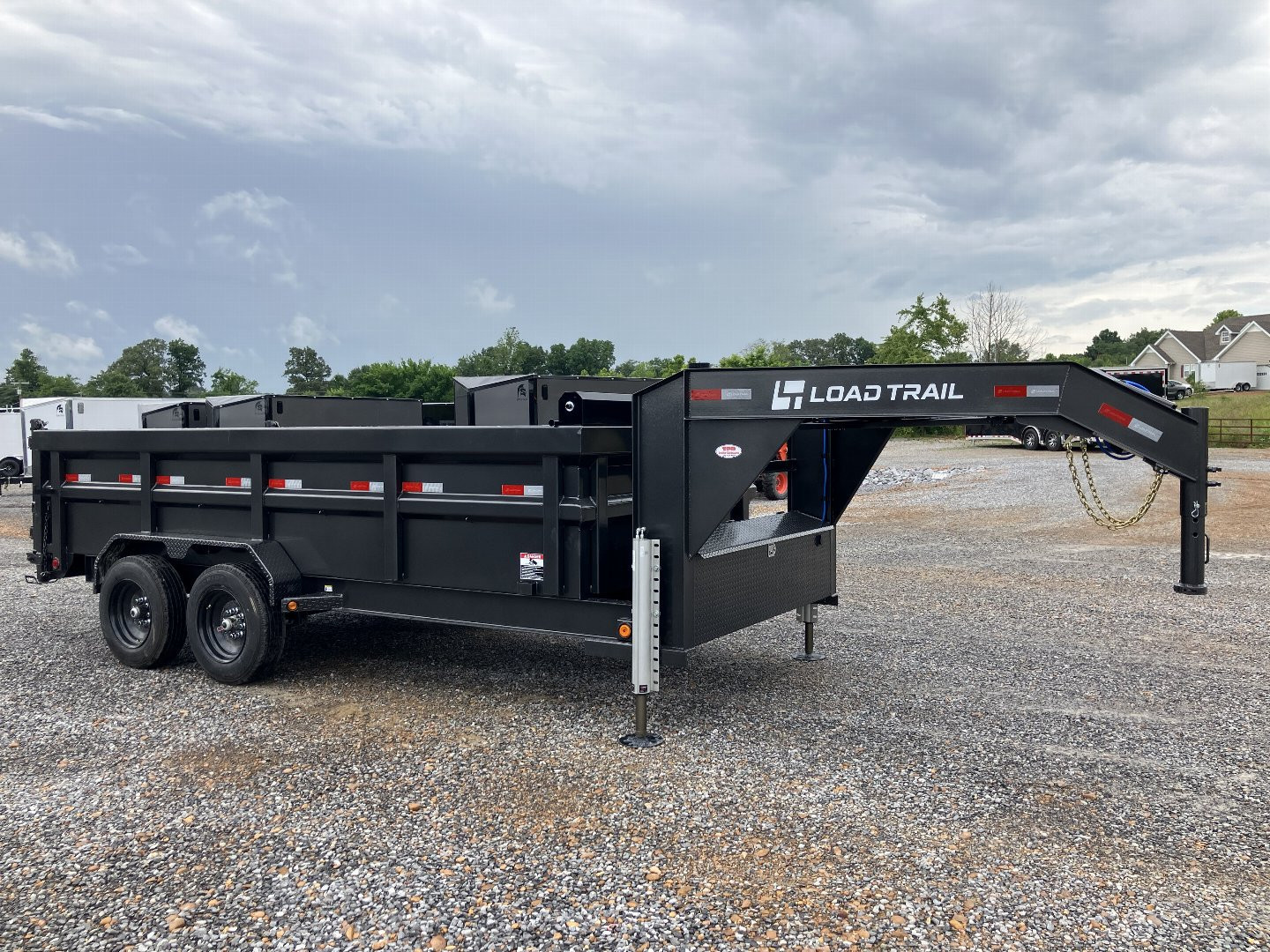 New 2025 Load Trail 83" x 16' 16k Gooseneck Dump Trailer