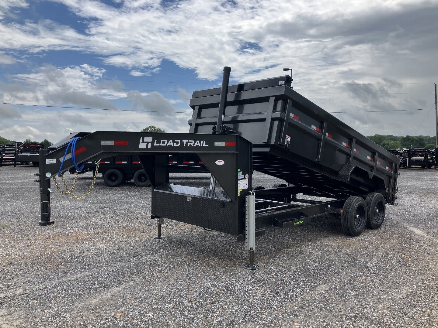 New 2025 Load Trail 83" x 16' 16k Gooseneck Dump Trailer
