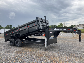 New 2025 Load Trail 83" x 16' 16k Gooseneck Dump Trailer
