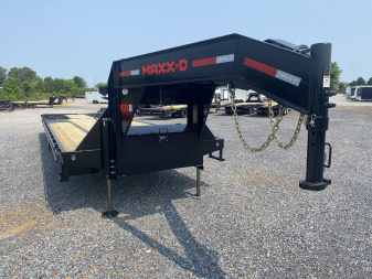 New 2026 MAXXD 102"X34' 30k Hyd Dove Gooseneck Trailer *22K Winch*