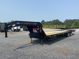 New 2026 MAXXD 102"X34' 30k Hyd Dove Gooseneck Trailer *22K Winch*