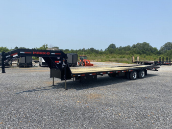 New 2026 MAXXD 102"X34' 30k Hyd Dove Gooseneck Trailer *22K Winch*