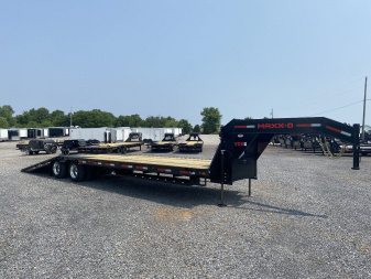 New 2026 MAXXD 102"X34' 30k Hyd Dove Gooseneck Trailer *22K Winch*