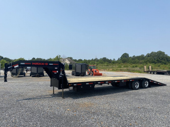 New 2026 MAXXD 102"X34' 30k Hyd Dove Gooseneck Trailer *22K Winch*