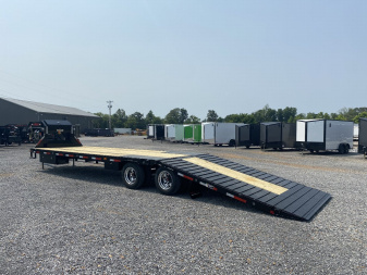 New 2026 MAXXD 102"X34' 30k Hyd Dove Gooseneck Trailer *22K Winch*