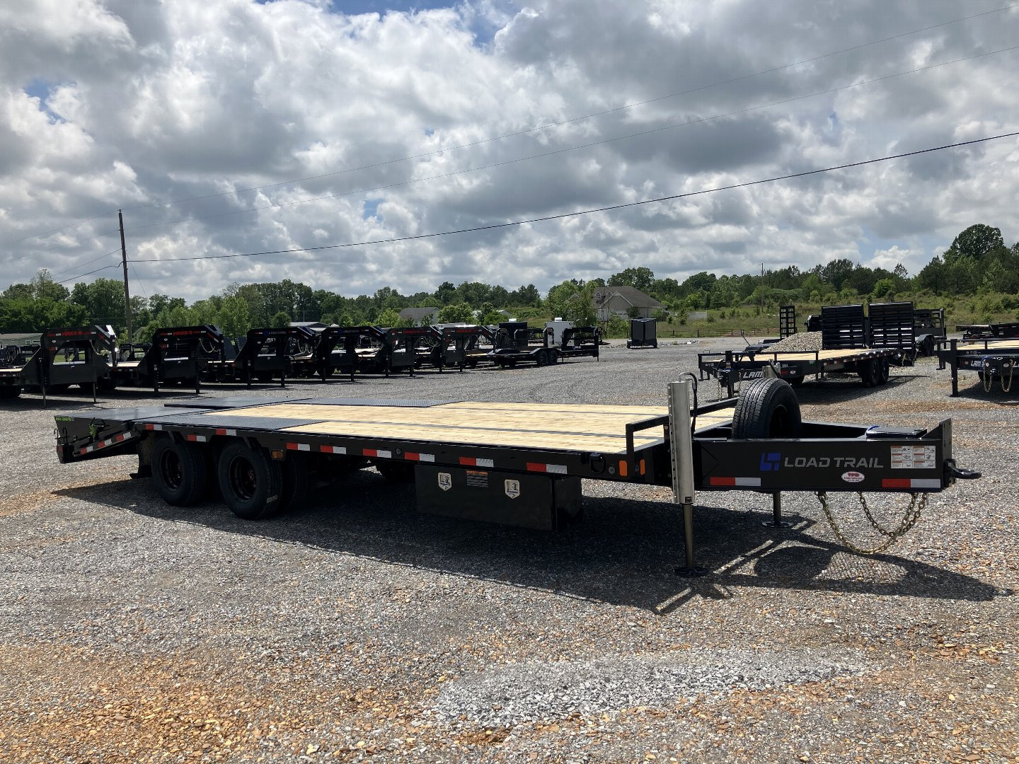 New 2025 Load Trail 102" X 25' 24k Deckover Equipment Trailer