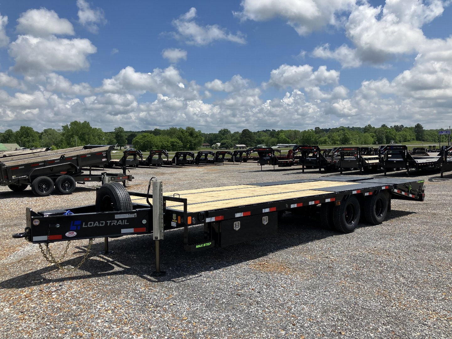 New 2025 Load Trail 102" X 25' 24k Deckover Equipment Trailer
