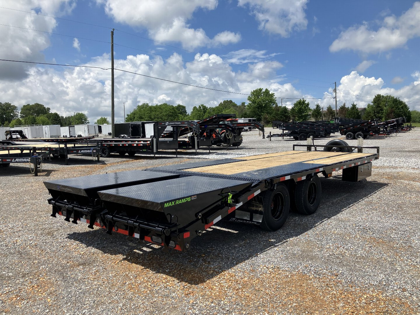 New 2025 Load Trail 102" X 25' 24k Deckover Equipment Trailer
