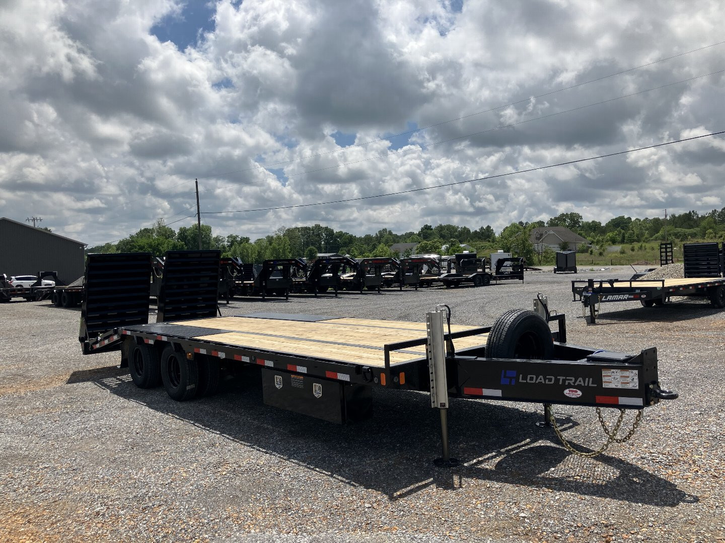 New 2025 Load Trail 102" X 25' 24k Deckover Equipment Trailer