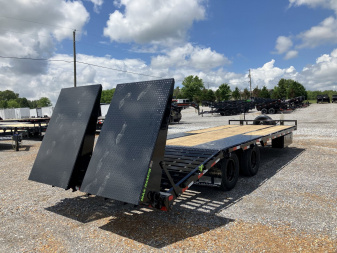 New 2025 Load Trail 102" X 25' 24k Deckover Equipment Trailer