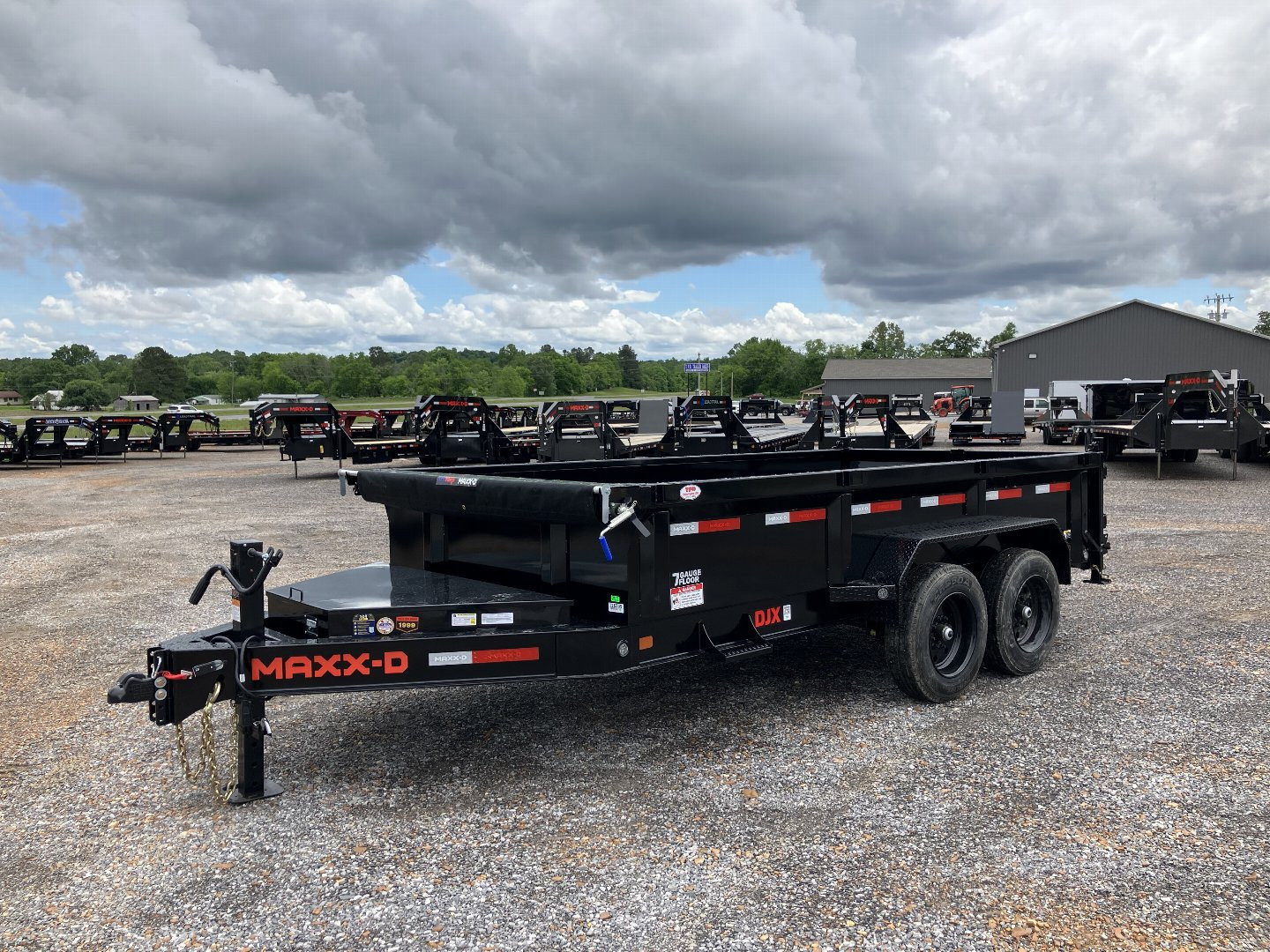 New 2026 MAXXD Dump Trailer | 83" x 14' 17.5K GVWR