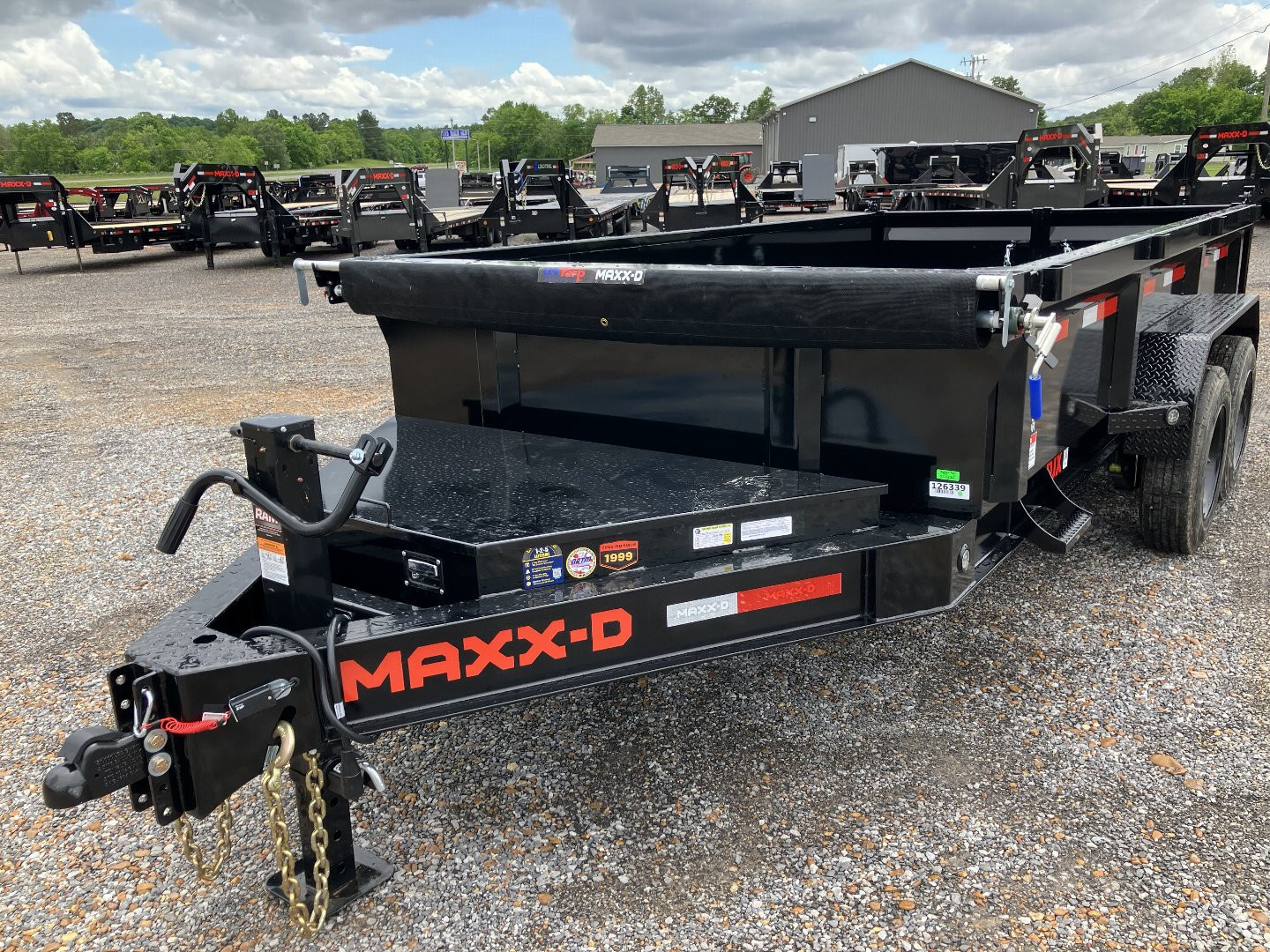 New 2026 MAXXD Dump Trailer | 83" x 14' 17.5K GVWR
