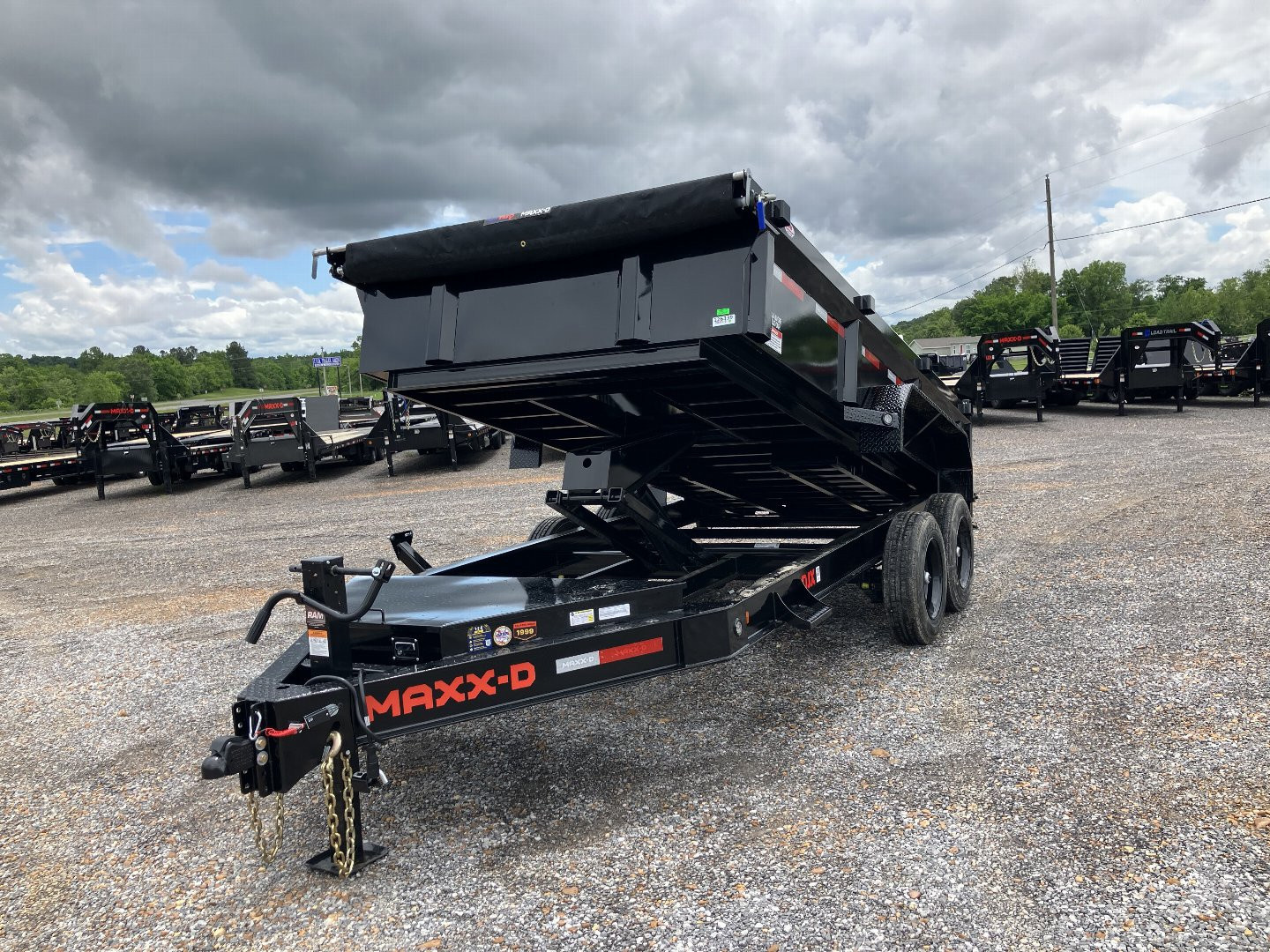 New 2026 MAXXD Dump Trailer | 83" x 14' 17.5K GVWR