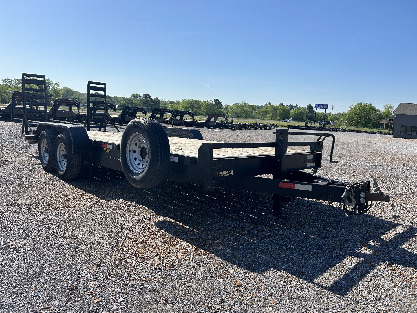 Used 2021 Lawrimore 83"x20' 14k Equipment Trailer