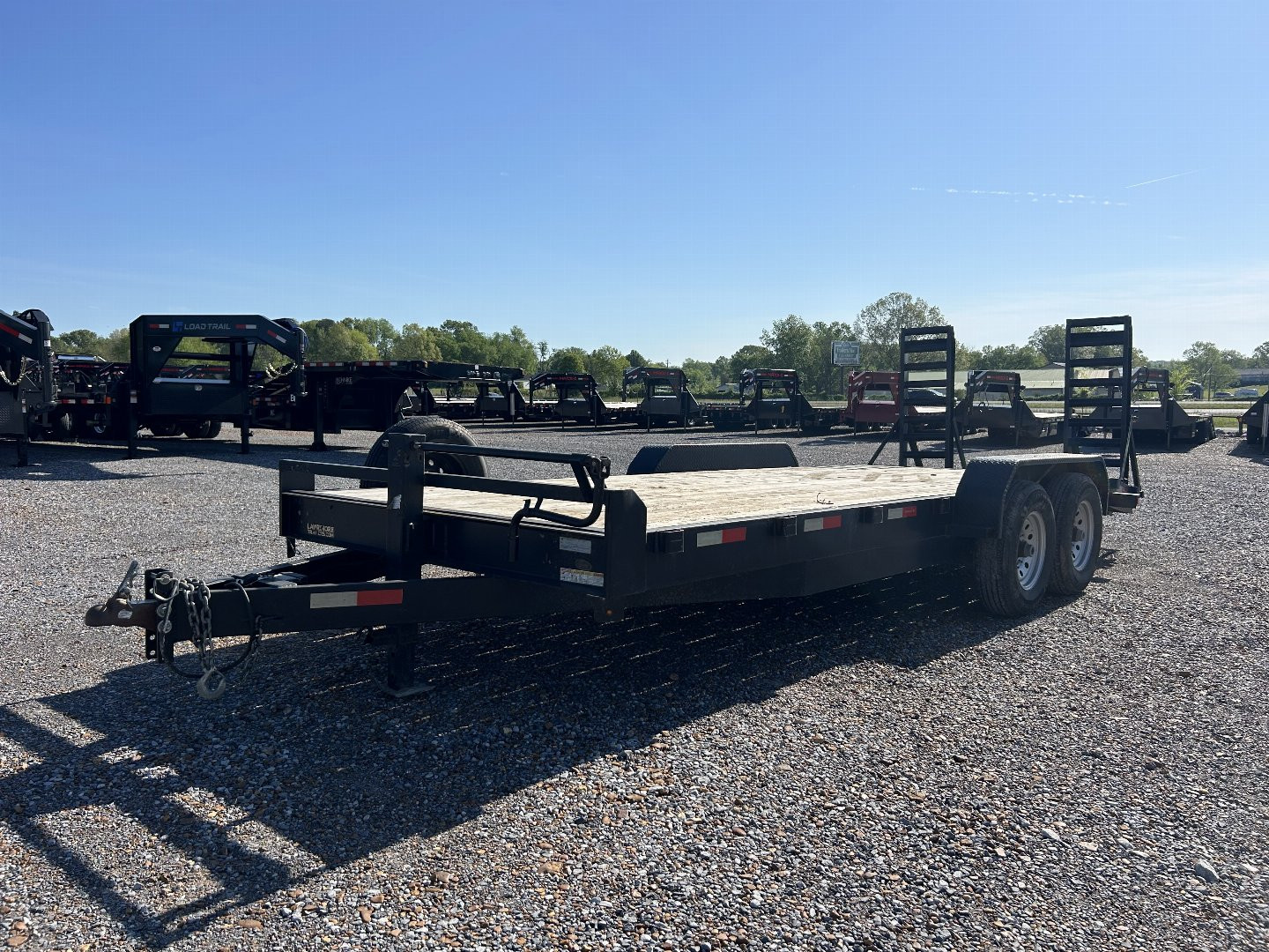 Used 2021 Lawrimore 83"x20' 14k Equipment Trailer