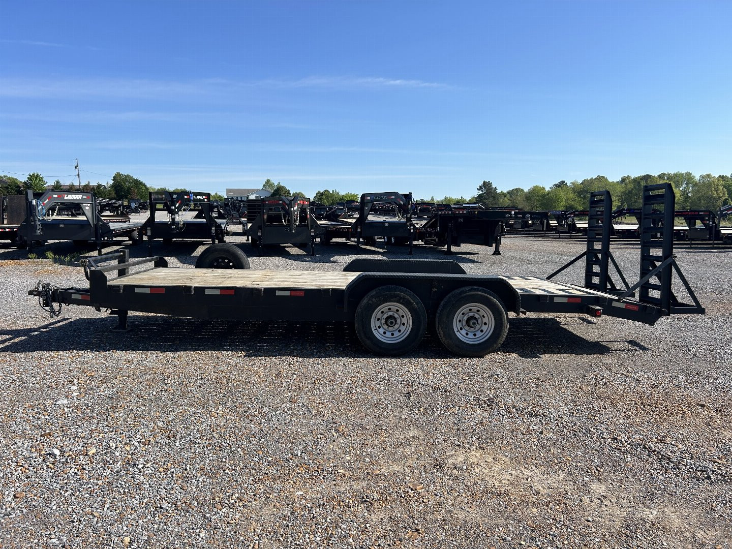Used 2021 Lawrimore 83"x20' 14k Equipment Trailer
