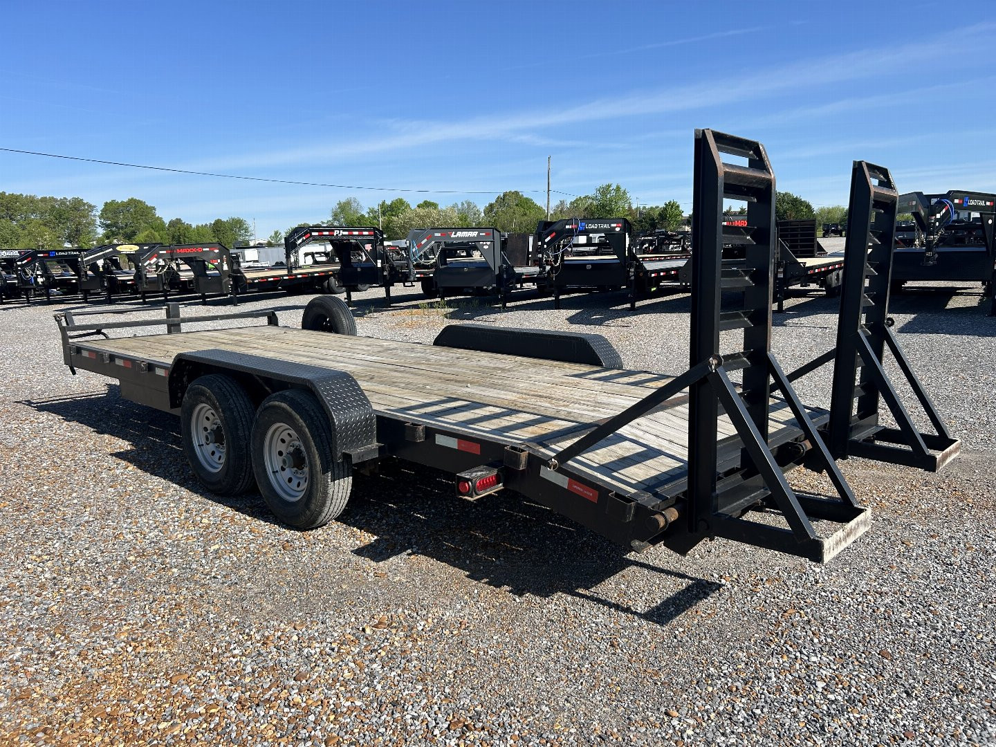 Used 2021 Lawrimore 83"x20' 14k Equipment Trailer