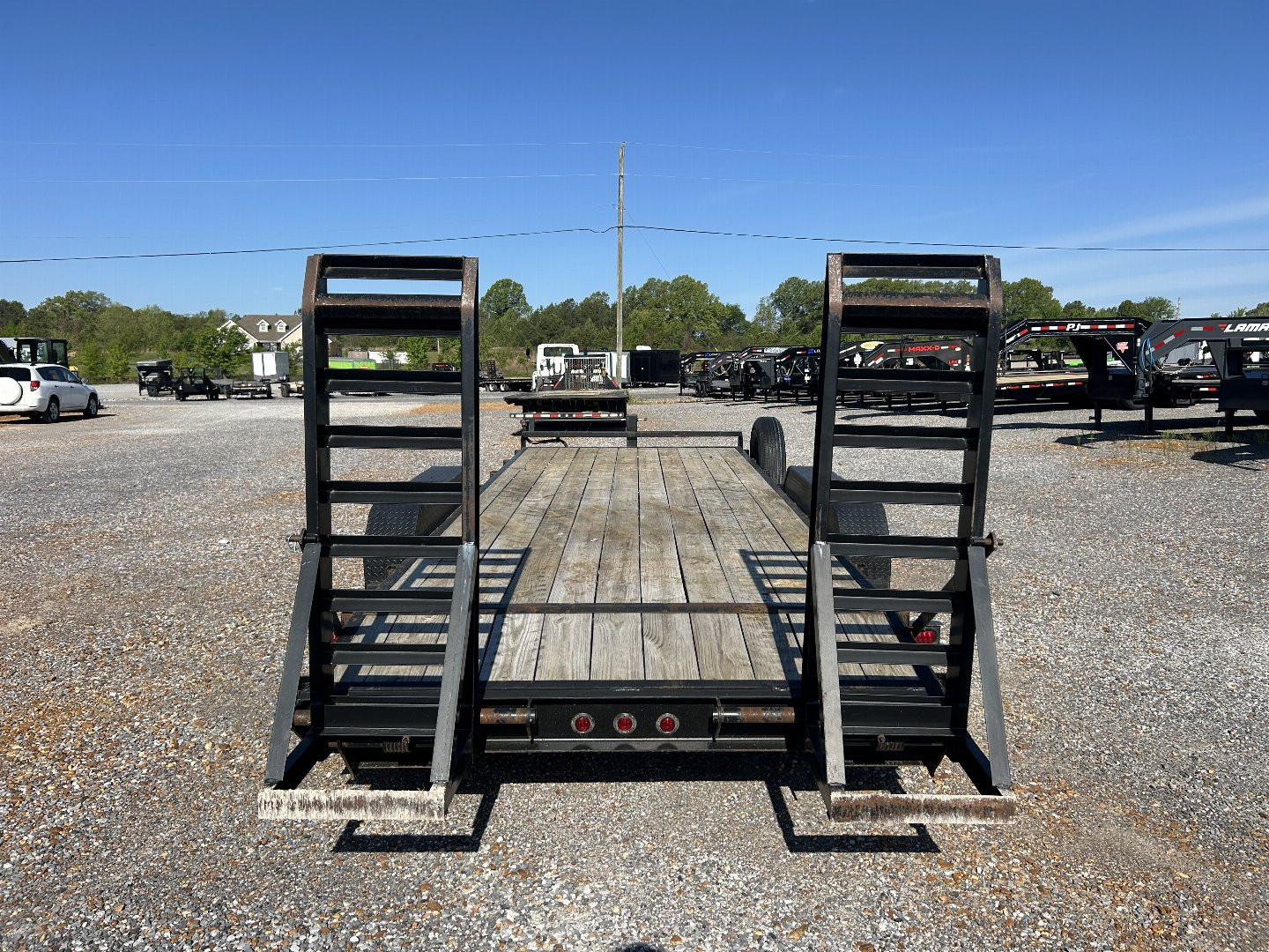 Used 2021 Lawrimore 83"x20' 14k Equipment Trailer