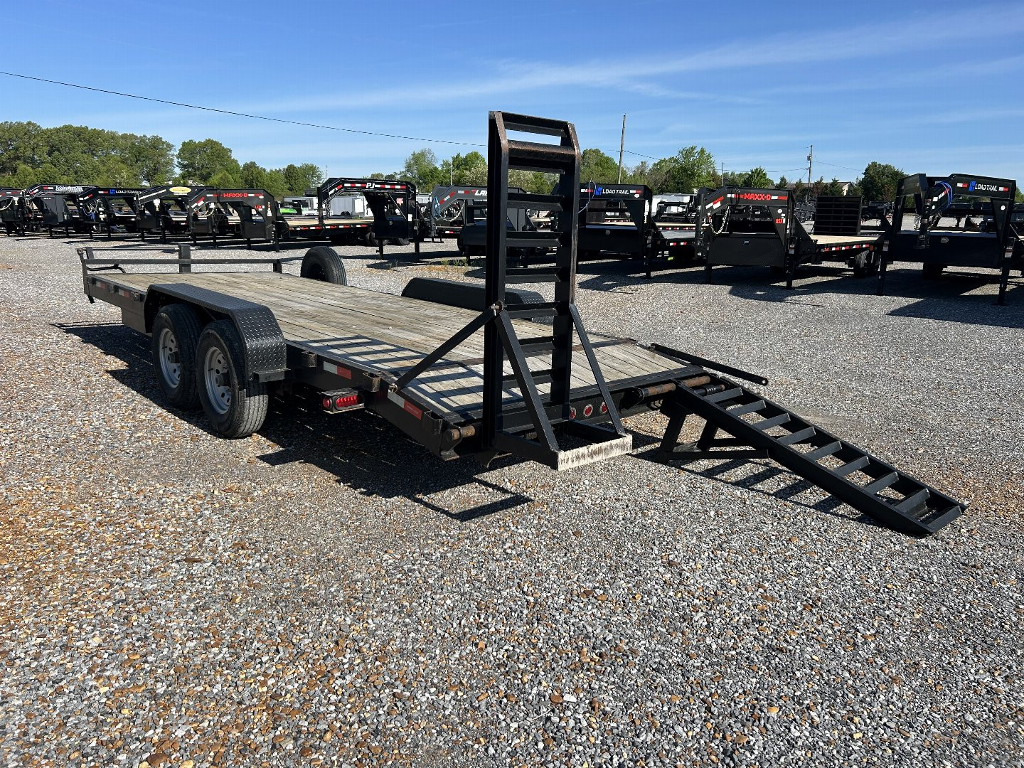 Used 2021 Lawrimore 83"x20' 14k Equipment Trailer