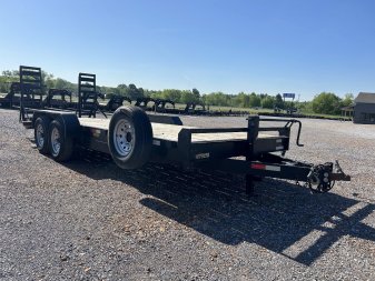 Used 2021 Lawrimore 83"x20' 14k Equipment Trailer