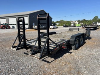 Used 2021 Lawrimore 83"x20' 14k Equipment Trailer