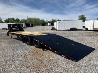New 2025 Load Trail 102"X32' 30K Hyd Dove Gooseneck Trailer