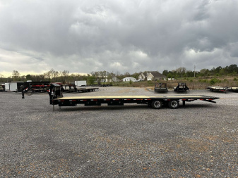 New 2025 MAXXD 102"X40' 40K *ENGINEERED FRAME* HYD DOVE Gooseneck Flatbed Trailer *AIR RIDE*